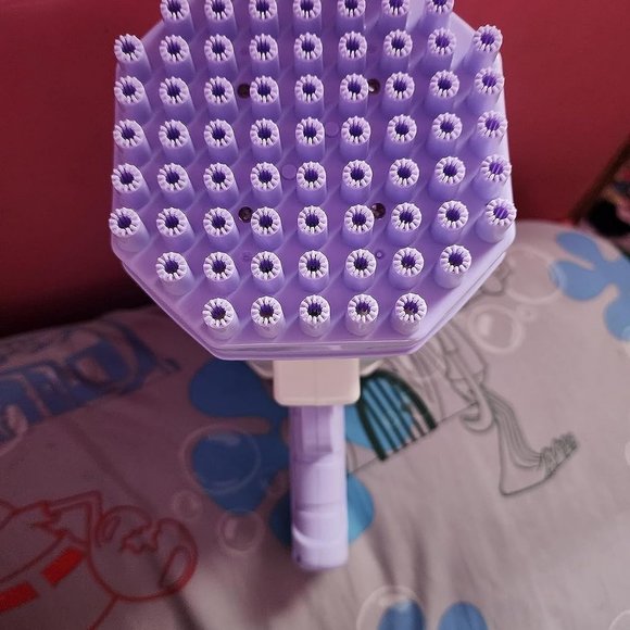 69 Holes Bubble Machine Gun Purple Light Toy Gift for Birthday Wedding - Picture 9 of 10